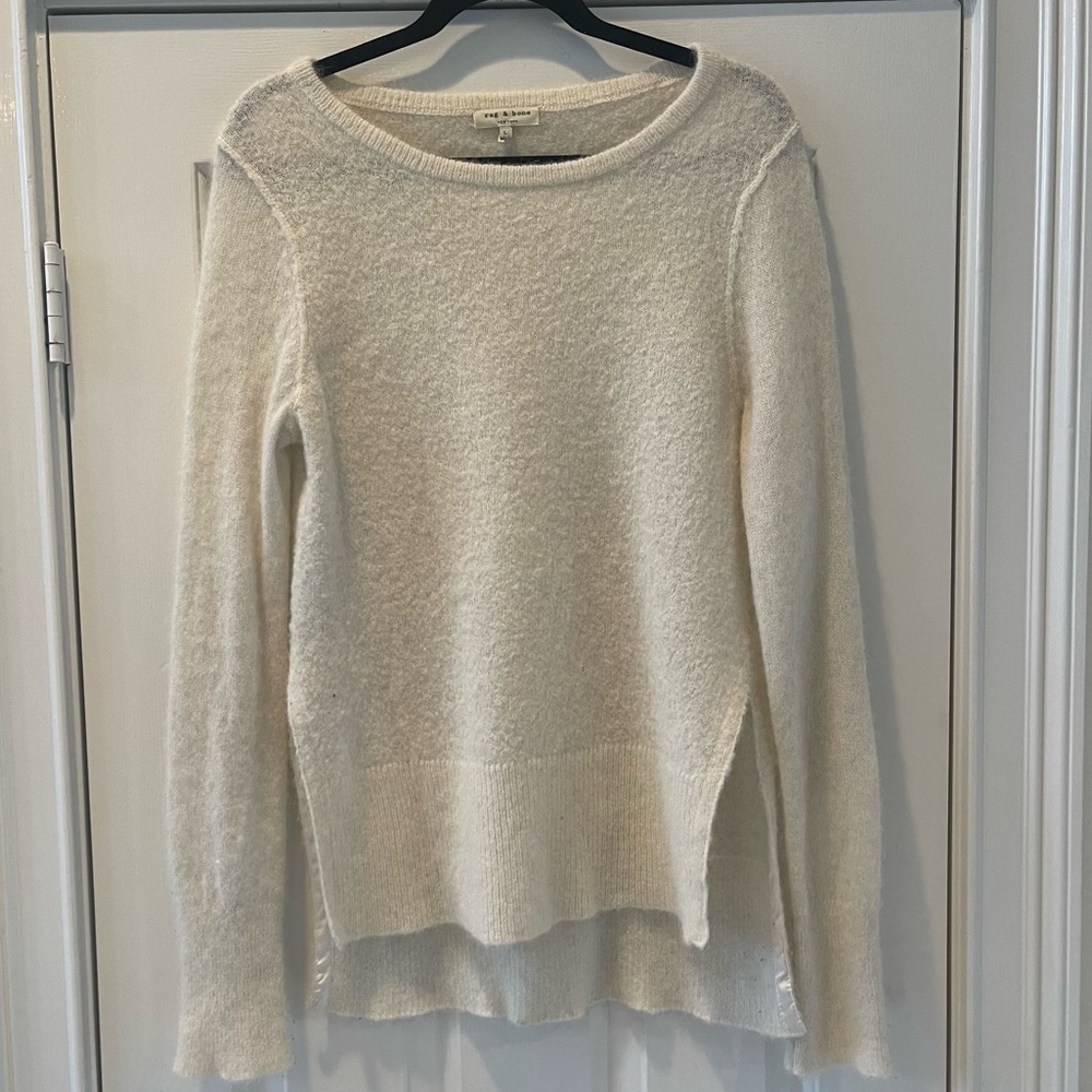 Rag & Bone Alpaca Wool Cream Sweater